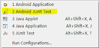 Run as Android JUnit Test